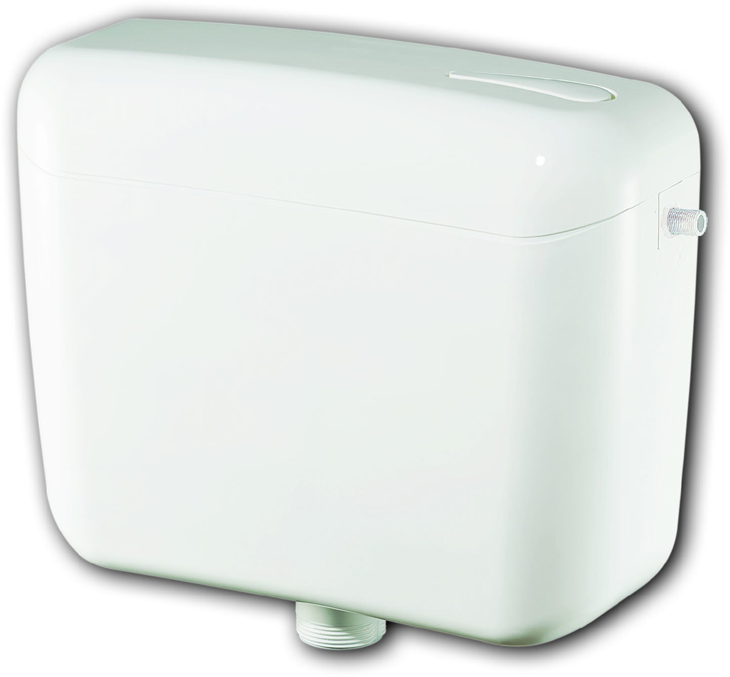 Cassetta WC Esterna CR Slim Start Stop Bianco 7/8 Litri Antinvecchiamento - Mod. 1034 - Foto 1