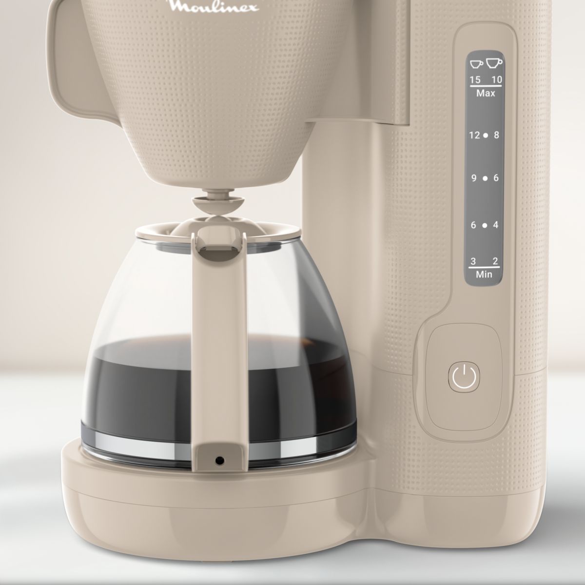 Cafetière filtre MOULINEX FG2M0B10 morning grise - 9