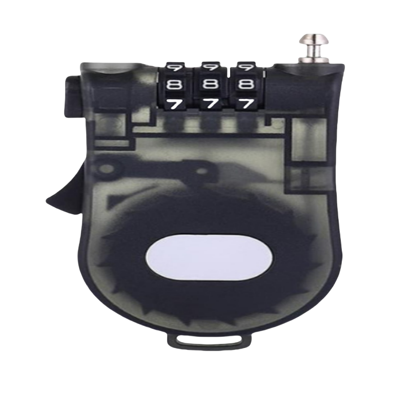 ROCKBROS Lucchetto A Cavo Per Casco, Lucchetto Antifurto Combinazione A 3 Cifre, Protezione Sicuro, Per Caschi Di MTB Moto Monopattino Bici, Accessori Bici - Foto 13