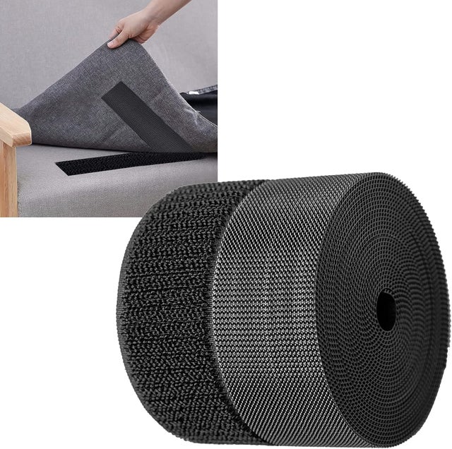 (38mm X 6M) Scratch a Coudre pour les Tissus et les Vêtements, Robuste Non Adhésive Nylon Bande Scratch Auto Agrippante pour Projets de I'Artisanat et