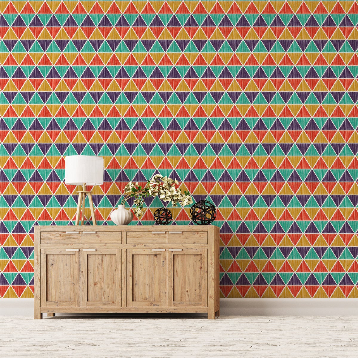 Adesivo arazzo scandinavo inger - Sticker adesivo - adesivi murali - 40x40cm - 3