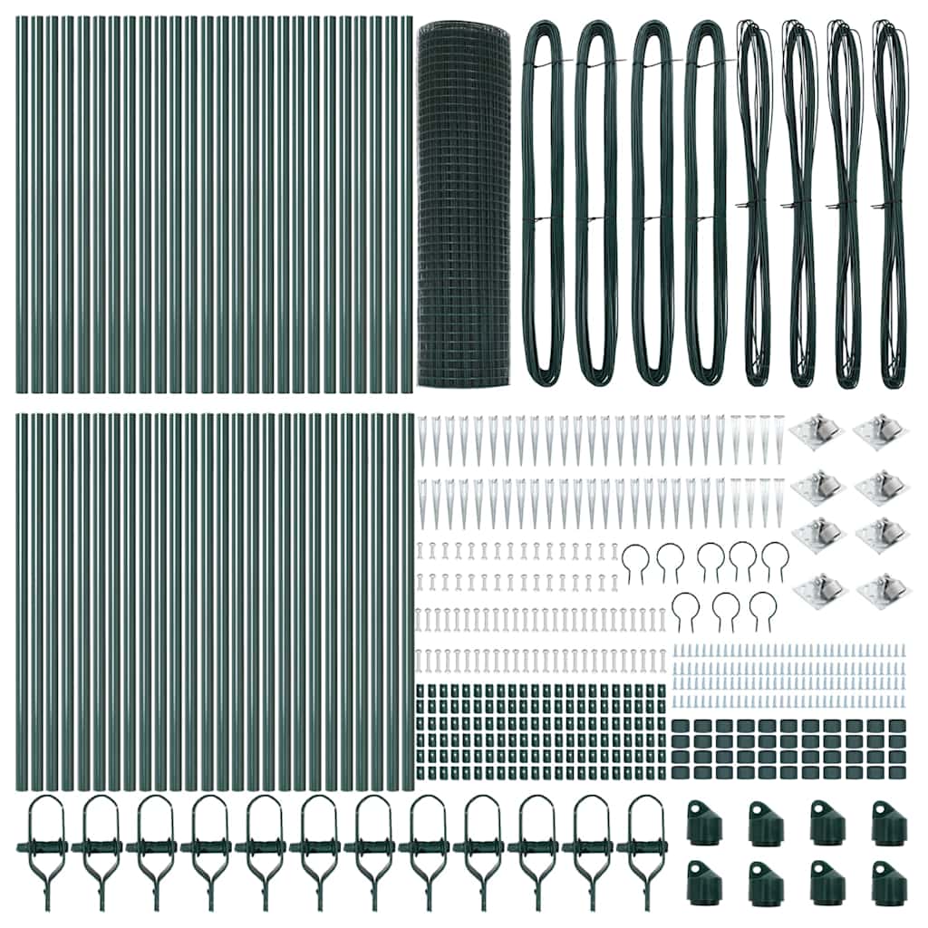 Clôture en fil soudé avec pointes, pour le jardin, 100 × 0,6 m | Leroy ...