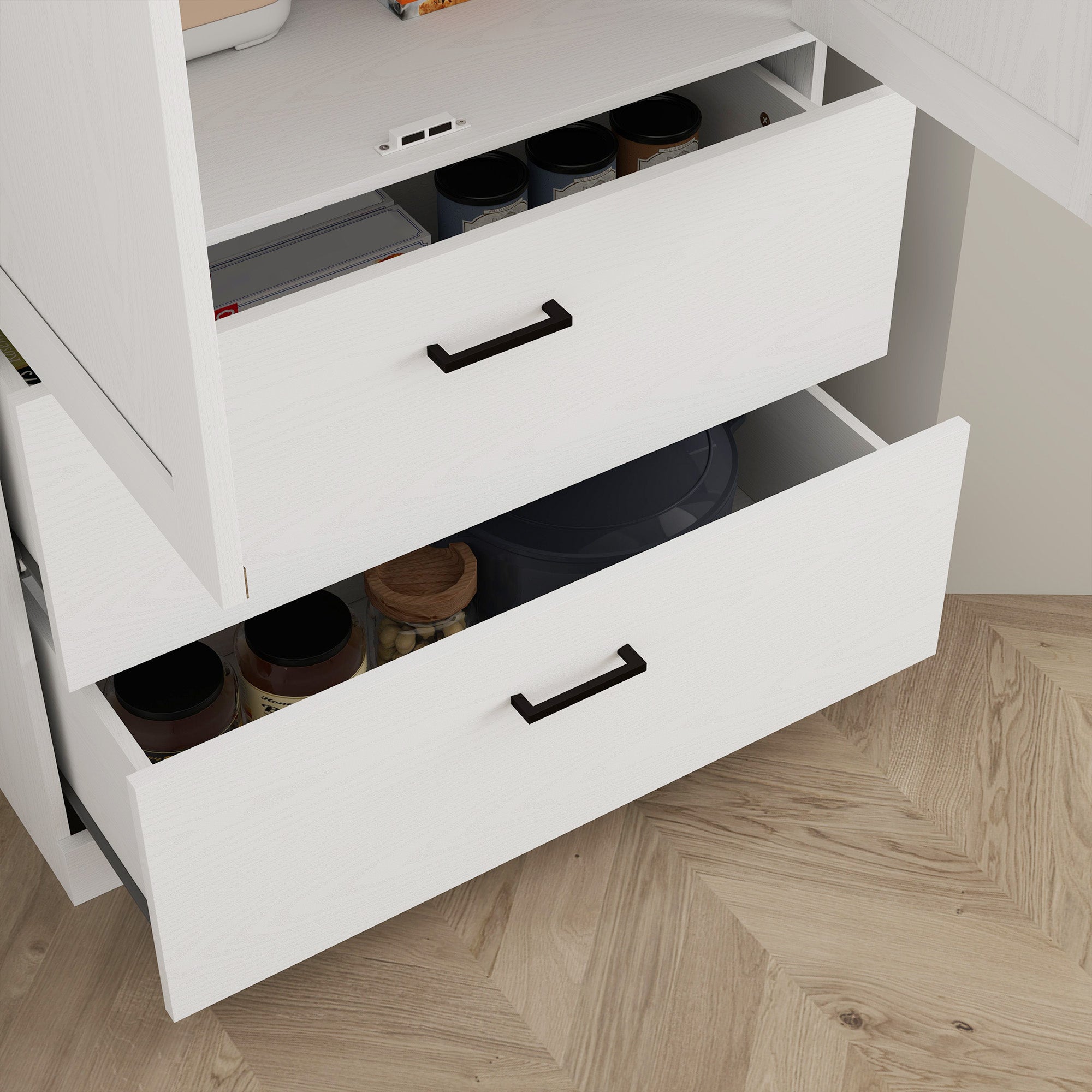 Armoire de cuisine panneau de particules HOMCOM - 8