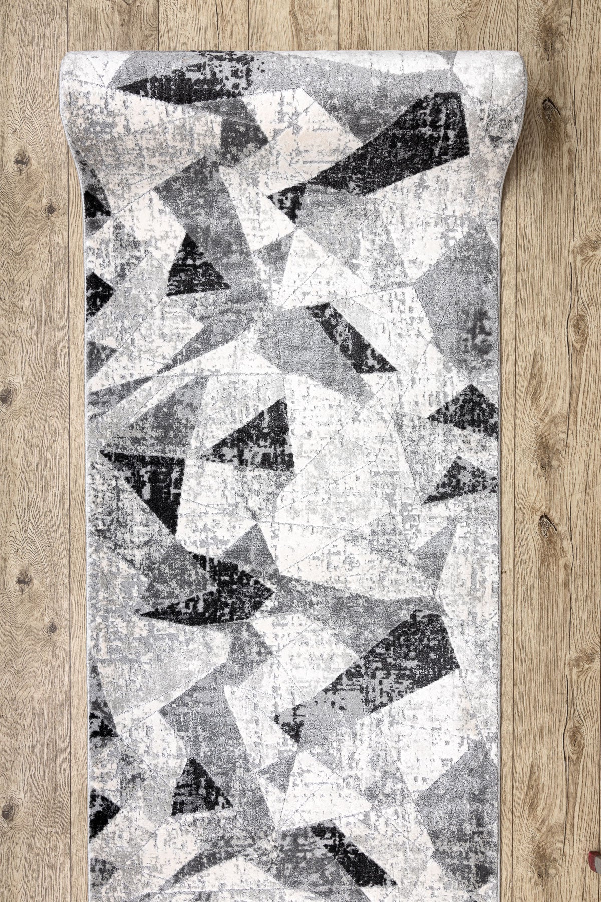 Passatoia TULS 51211 moderno Geometrico antracite 60 cm 60x920 cm - 5
