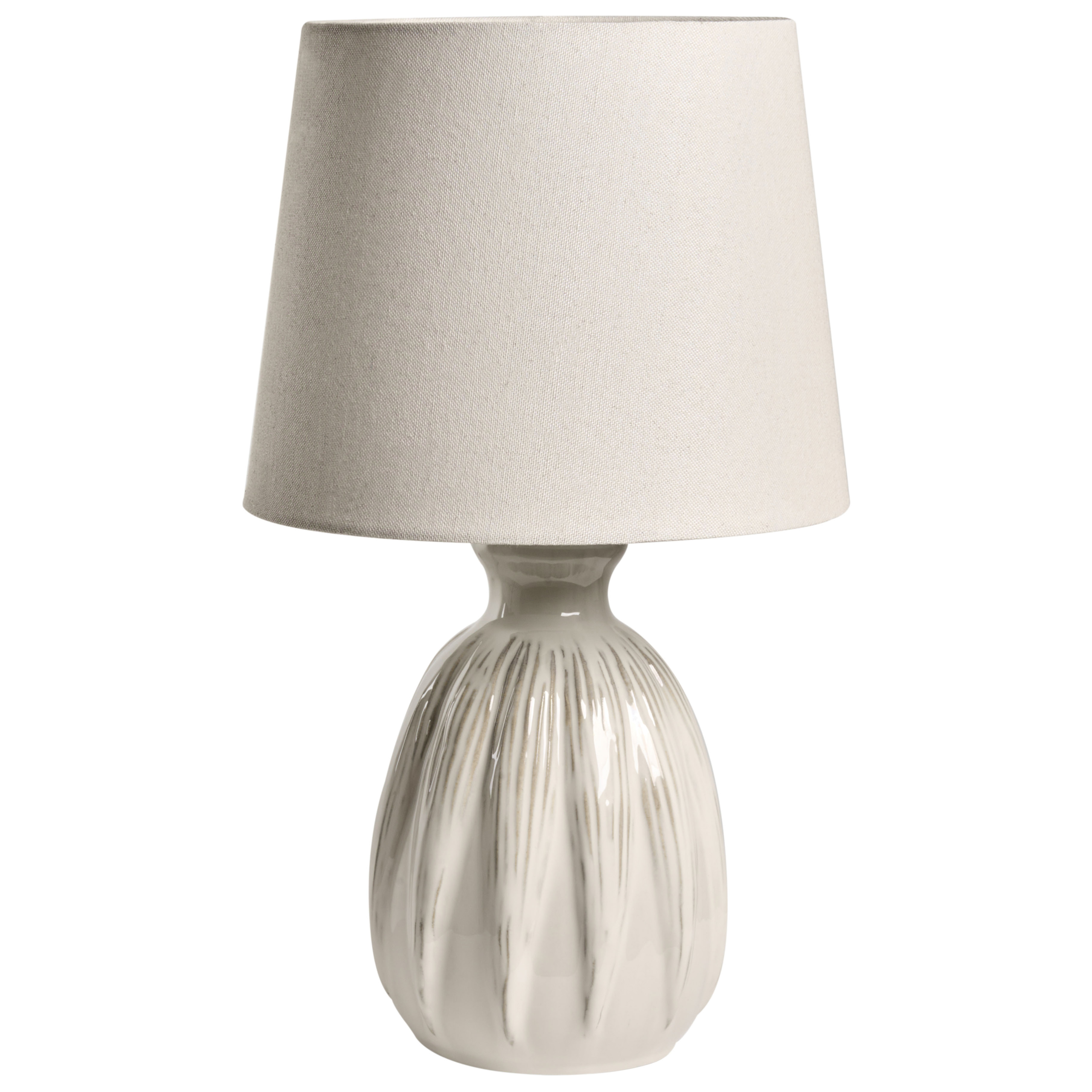Lampă de masă AGUAN Ceramică Bej deschis