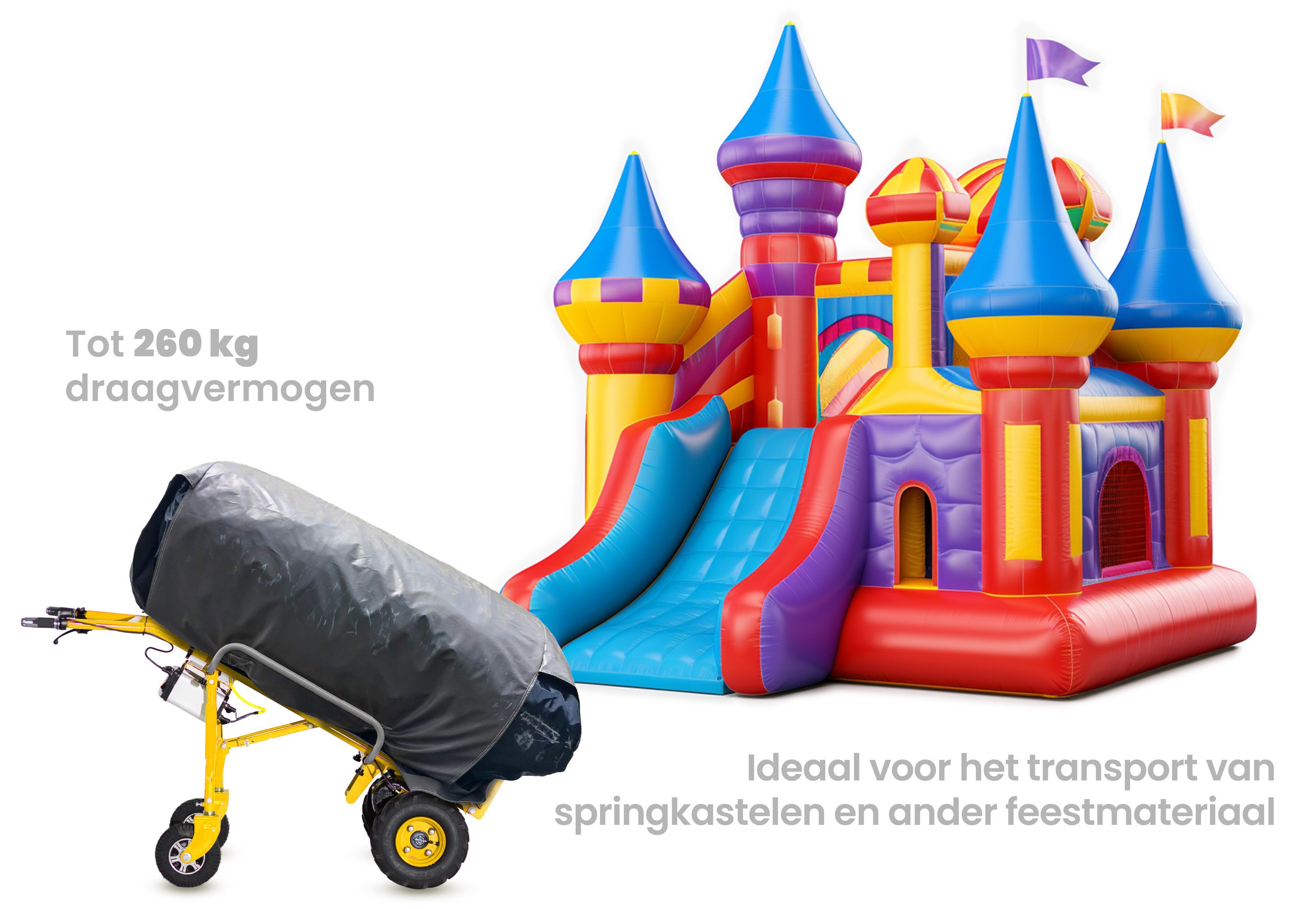 Diable électrique 260 kg largeur 676 mm MW Tools ES260 - 3