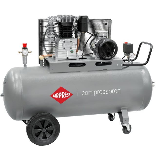 COMPRESOR DE AIRE DE DOS PISTONES AIRPRESS HK 650-270 PRO 11 BAR 5,5 CV / 4 KW 400V 469 L/MIN 270 L