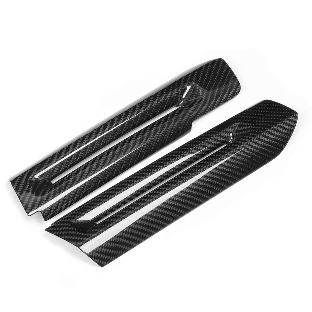 Garnitures Grille Avant Alfa Romeo Stelvio 2017-2020 - Noir Mat - ABS - Lot De 2