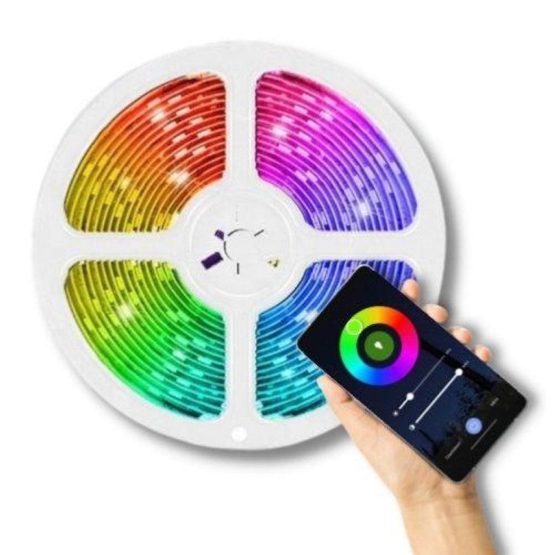 Ruban LED Connecté WiFi RGBW+CCT 2M 12V IP44 90LED/m - SILAMP - 2