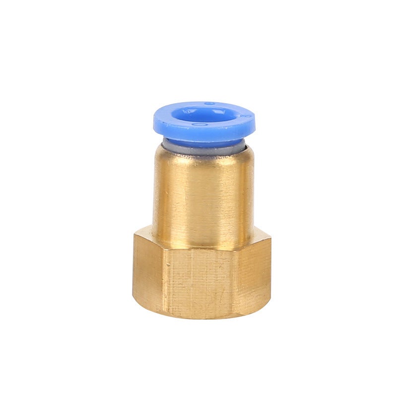 Pression Connexion Tube Raccord Adaptateur 8mm Tube Diamètre Connect Tuyau Raccord 5pcs（R1/2） - 4