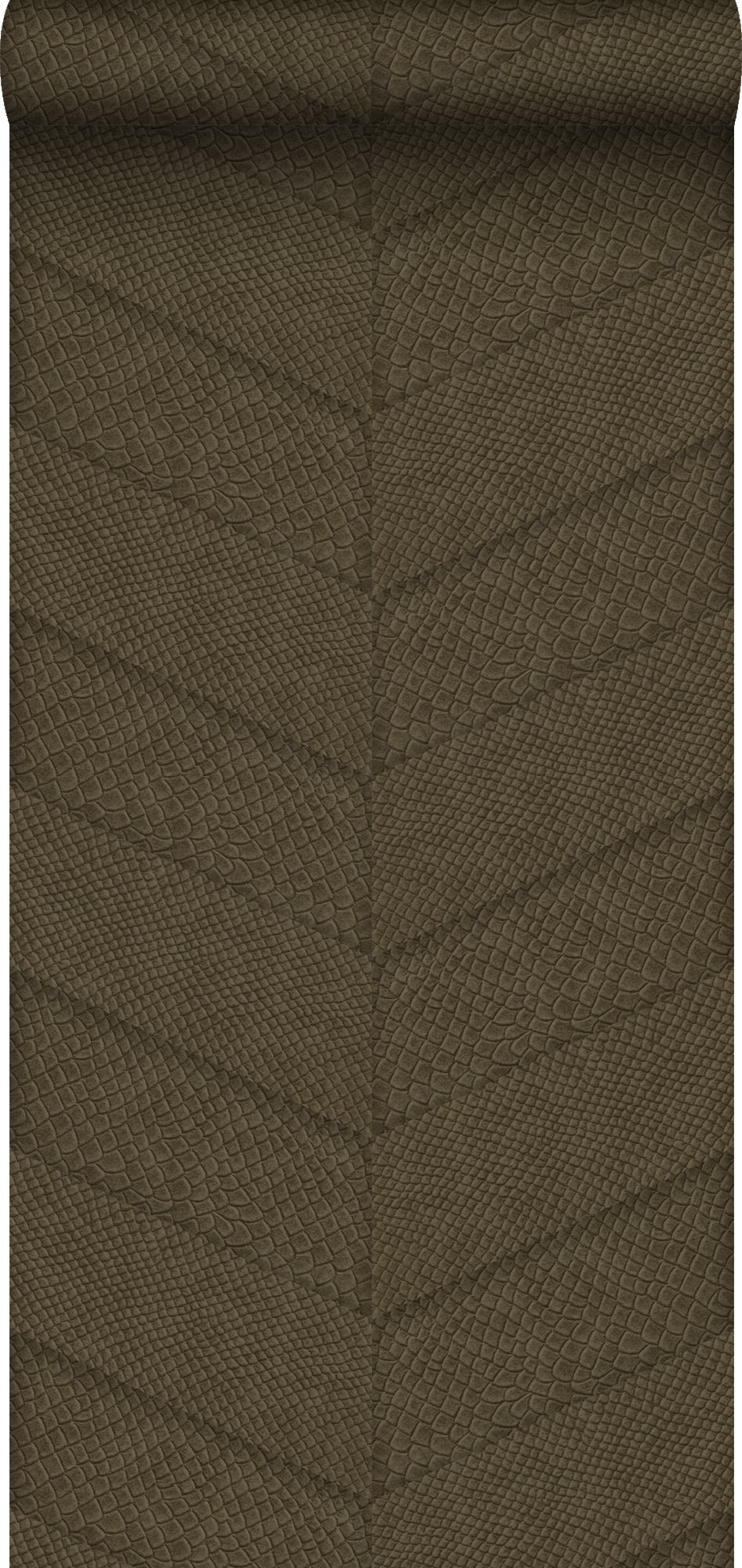 Tapeta motyw płytek z nadrukiem węża brązowym - 53 cm x 10.05 m - ORIGIN