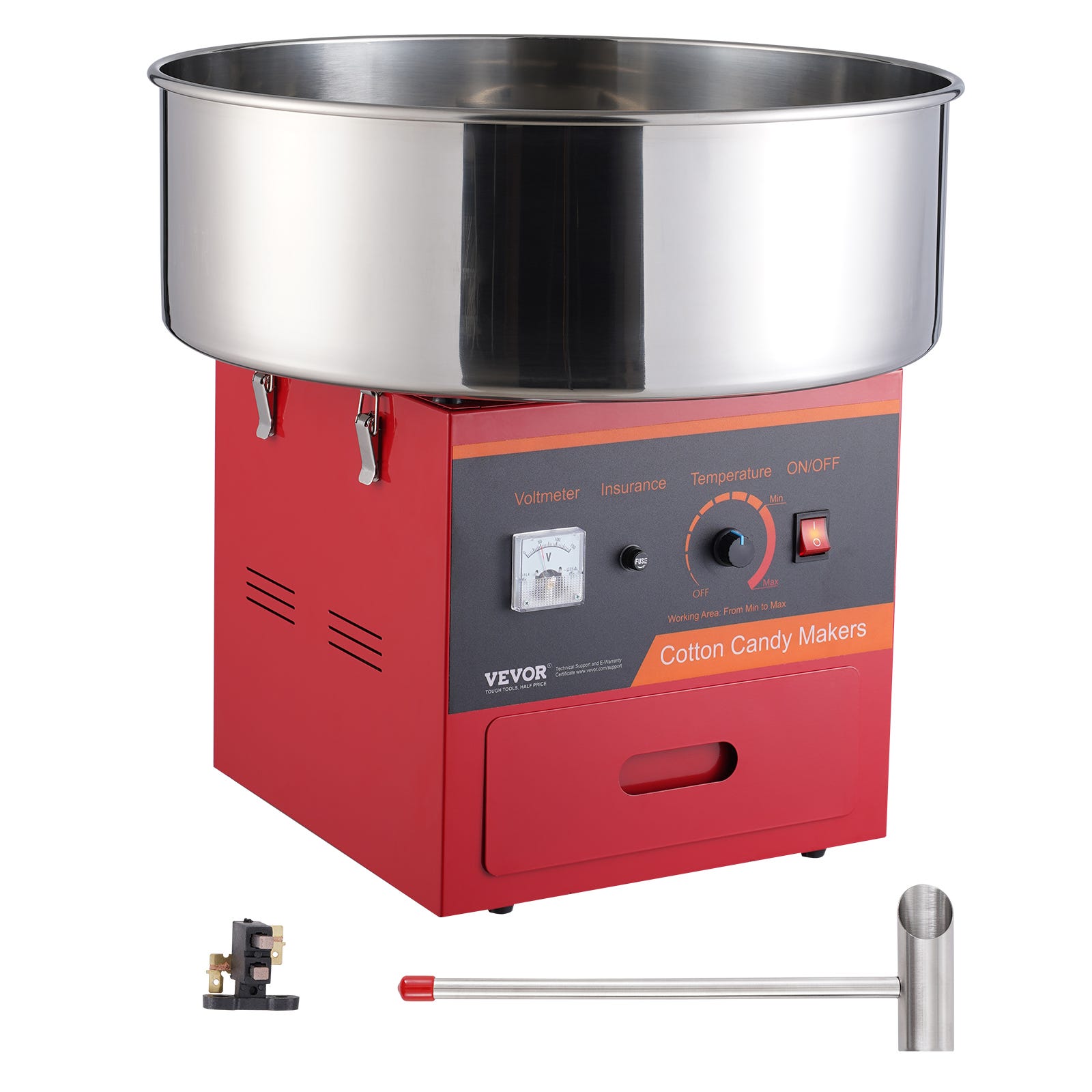 VEVOR Máquina de caramelos eléctrica, 1000 W, máquina de caramelos ...