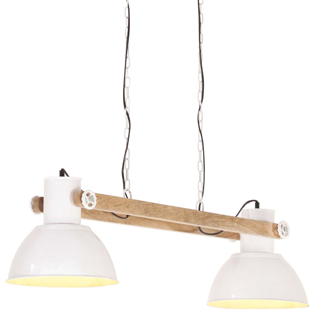 Lampe suspendue industrielle 25 W Blanc 109 cm E27 vidaXL - 6