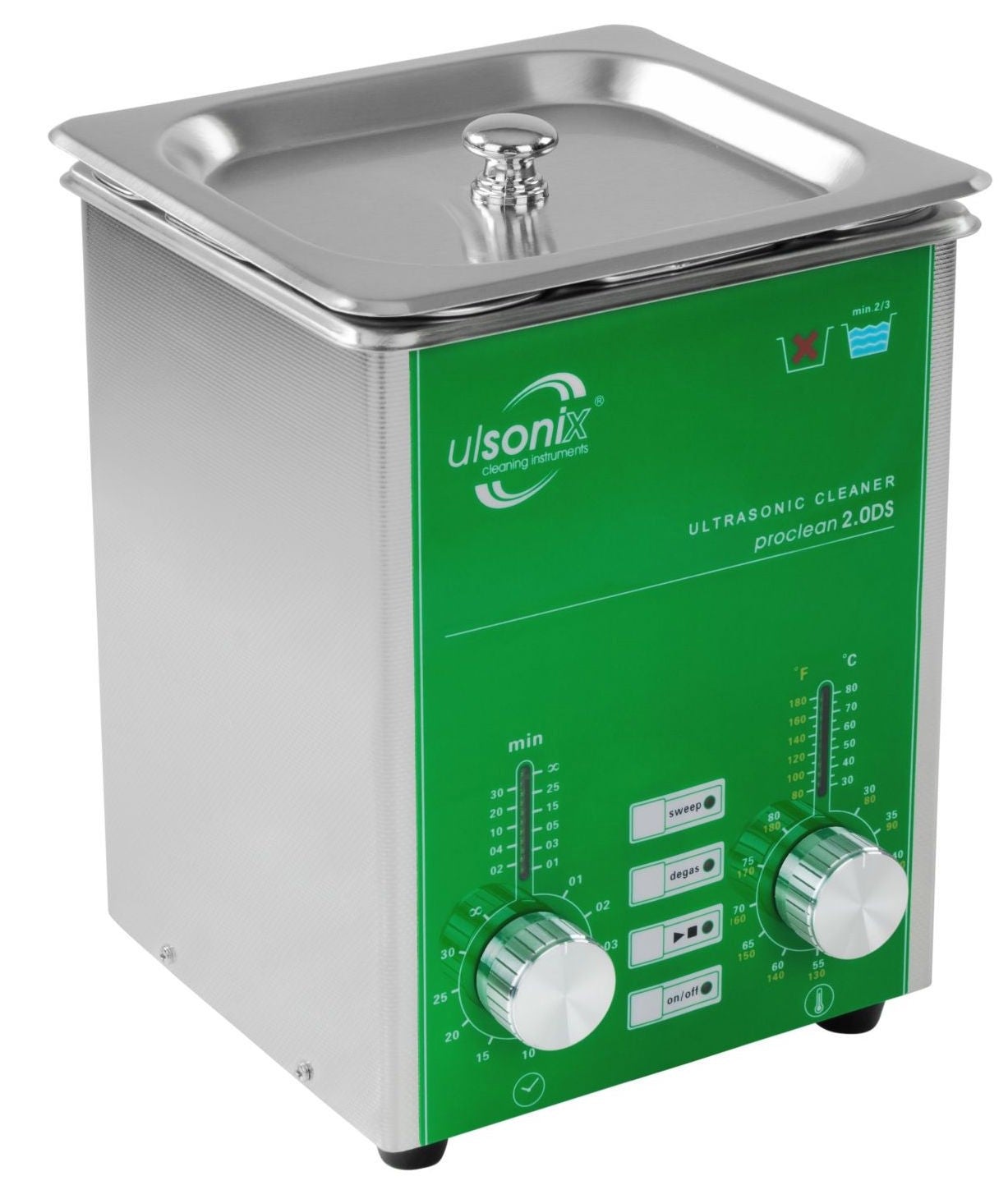 Nettoyeur à ultrasons acier inoxydable professionnel 2 litres 3414171 ...