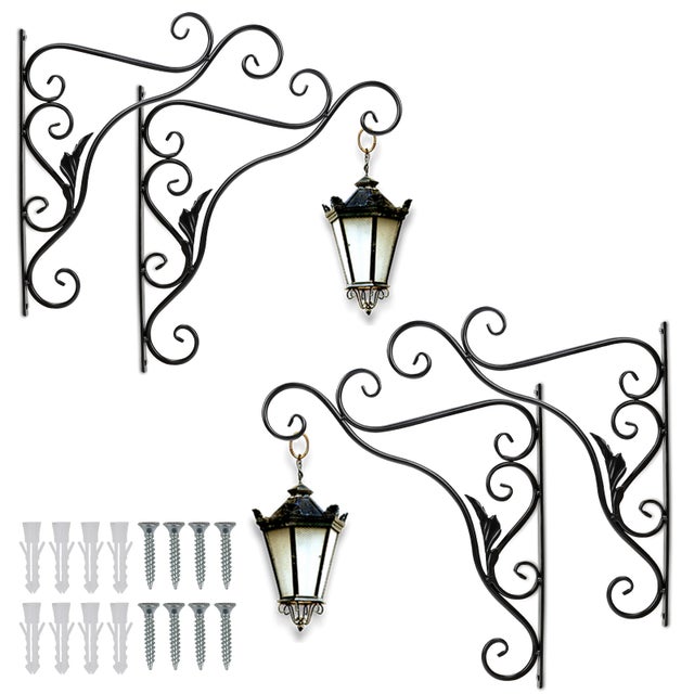 NOPKESV Paquet De 2 Crochets, Supports Panier En Fer Forgé En