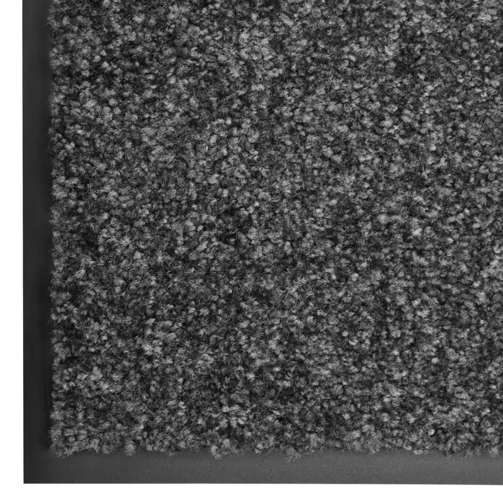 Paillasson lavable Anthracite 90x120 cm - 3
