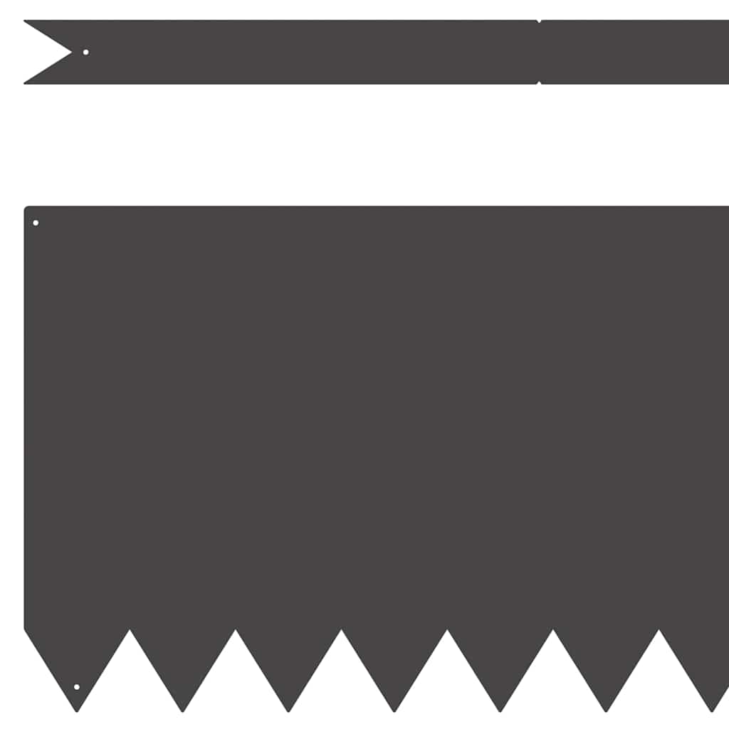 Maison Exclusive - Bordure de Pelouse 10 pcs Noir 100 x 0.05 x 20 cm - 4