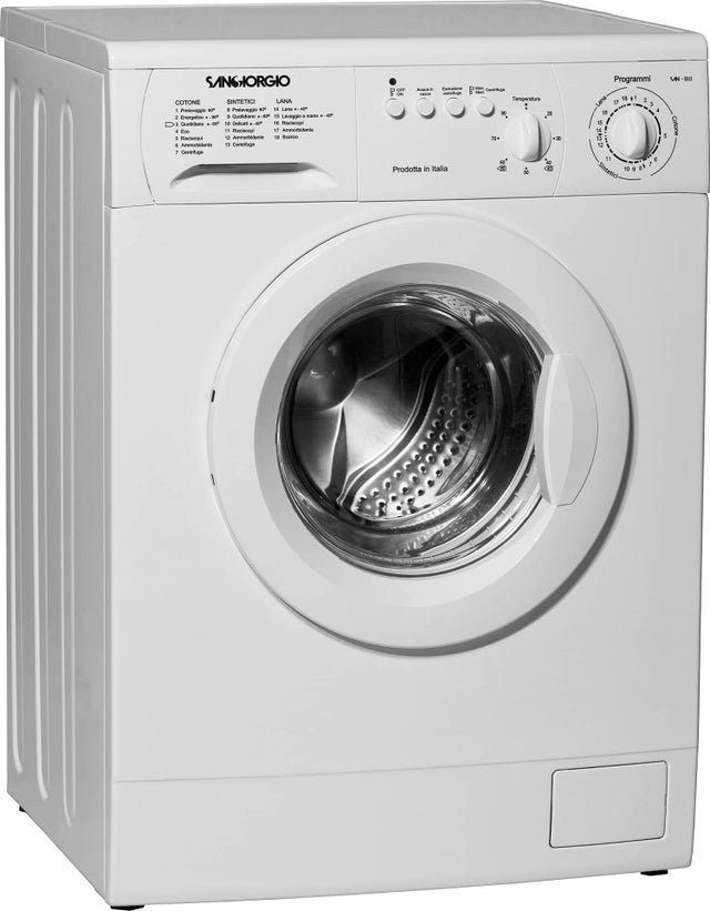 Lavatrice SanGiorgio S5510C Alta Efficienza Libera Installazione Caricamento Frontale 7kg Classe D Bianco
