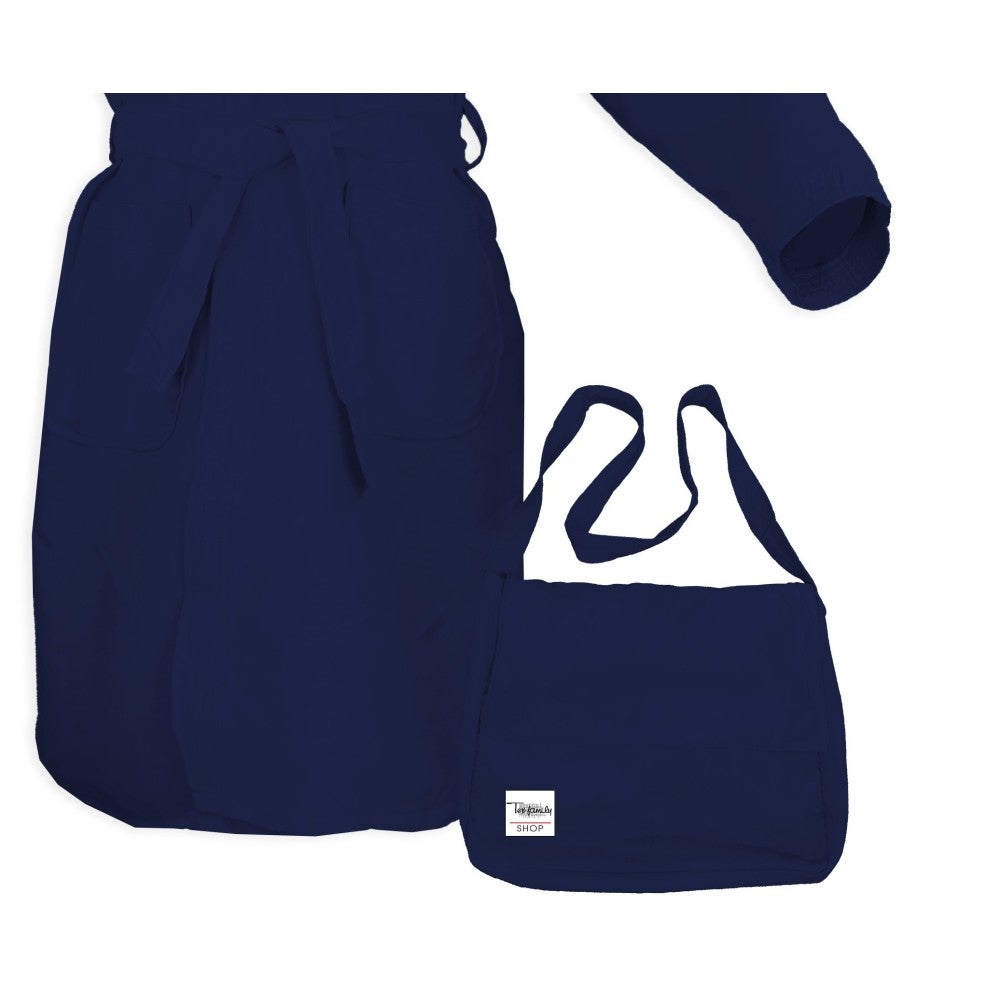 ACCAPPATOIO tecnico PODDY IN MICROFIBRA blu scuro M - 2