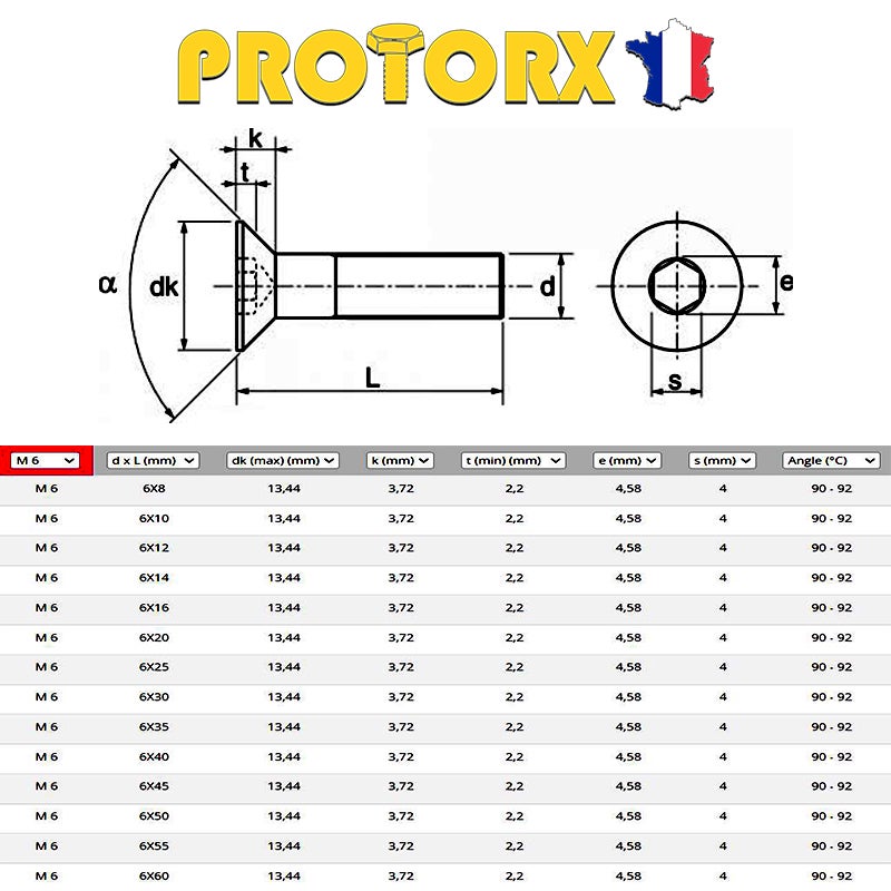Vis à métaux tête fraisée cruciforme pozidrive inox A2 DIN 965 5X40