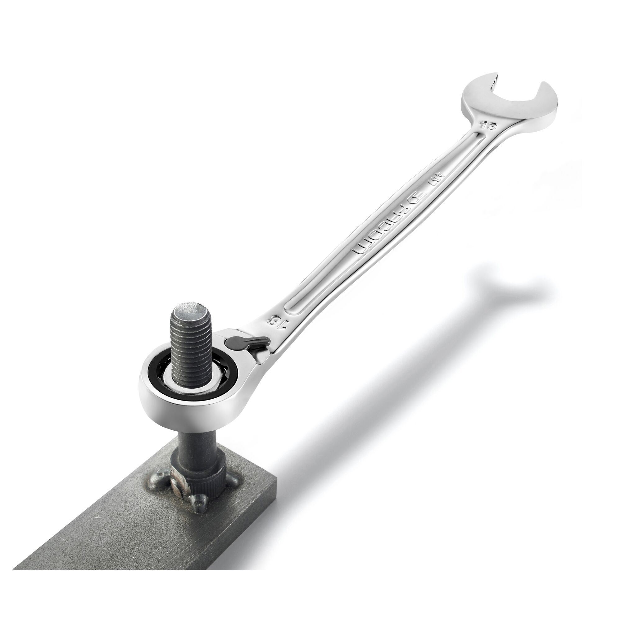 Clé mixte FACOM Ultra Grip - Avec cliquet - Métrique - 13 x 178mm - 467B.13 - 4