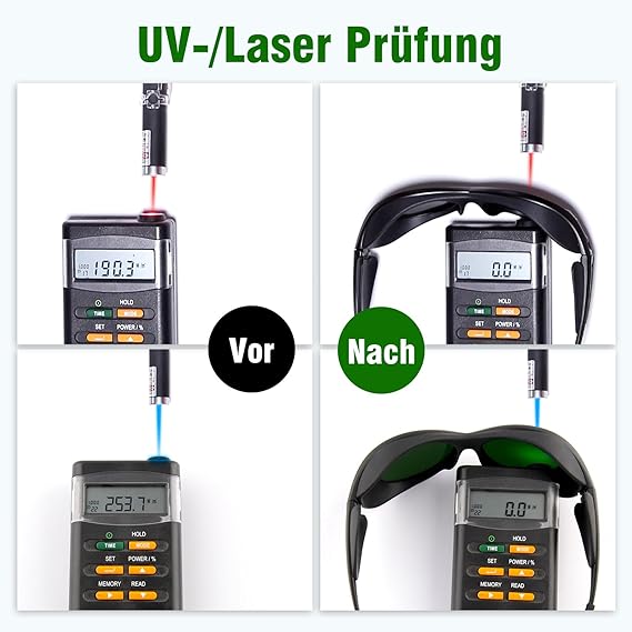 Lunettes de protection IPL 200NM-2000NM pour HPL/IPL, avec filtre UV-C, idéales pour opérateurs en cosmétologie - 4