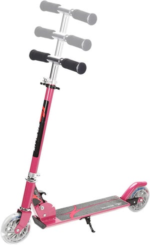 Monopattino a Spinta per Bambini 4-13 Anni, PU Ruote Luminose