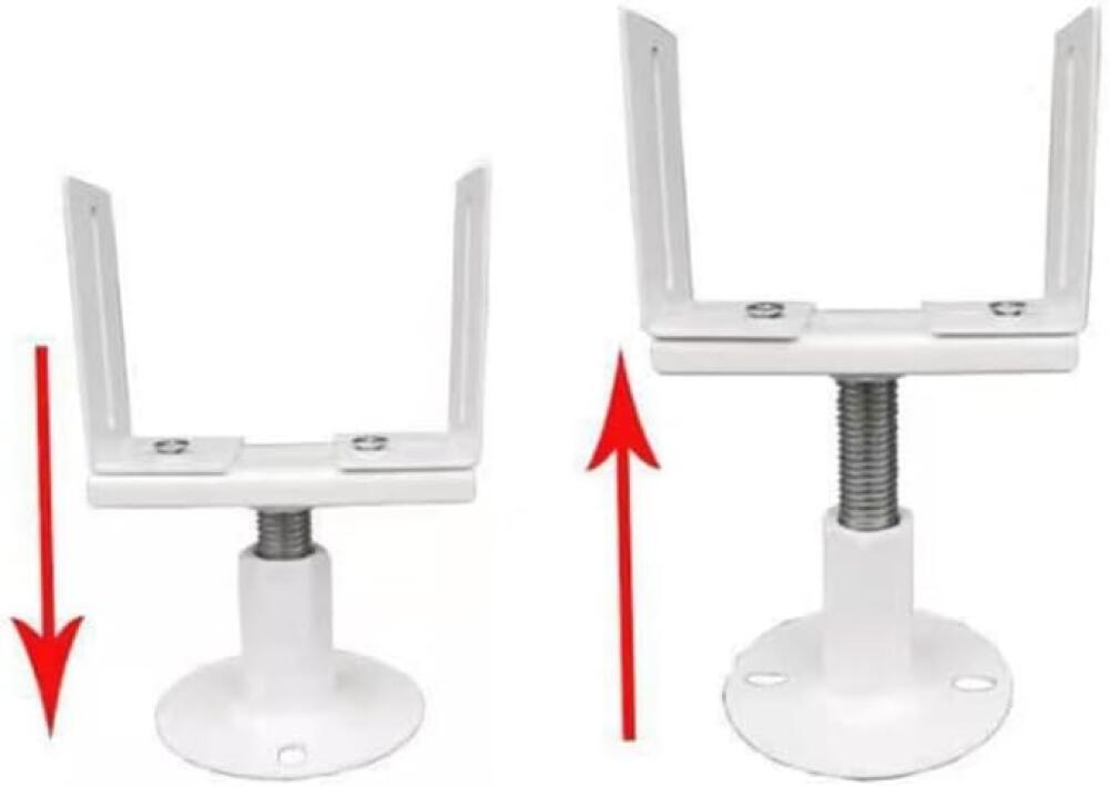 2 soportes para radiador, resistentes a la niebla salina, regulables en altura (11-16 cm), adecuados para uso doméstico - 5