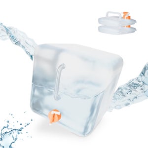 Contenitore Per Acqua Ulisem Da 15 Litri, Rubinetto Di Scarico, Tappo A Vite Contenitore Portatile Per Acqua Potabile Senza Bpa Campeggio Auto Bianco 89020497