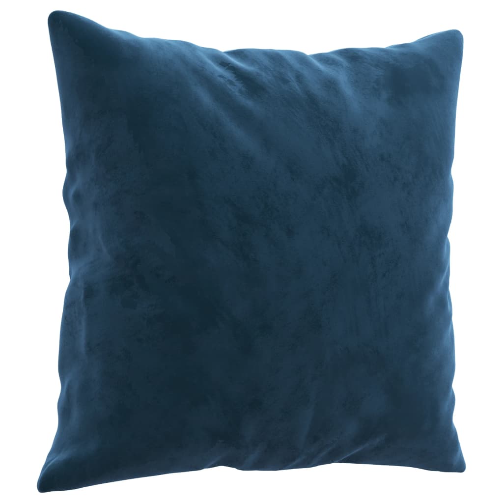 Maison Exclusive - Coussins décoratifs lot de 2 Bleu 40x40 cm Velours - 3
