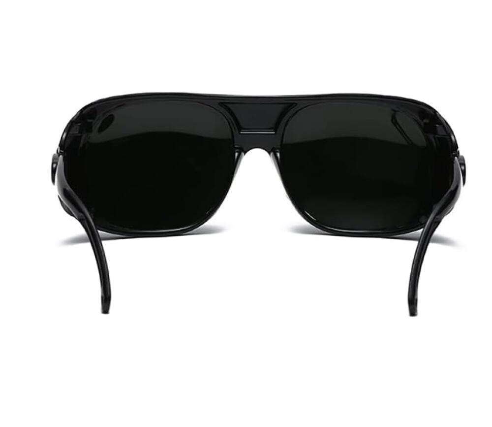 Lunettes de soudage de sécurité, anti-rayures, protection UV, lunettes de soudeur pour soudage, coupe et soudage TIG (gris foncé) - 3