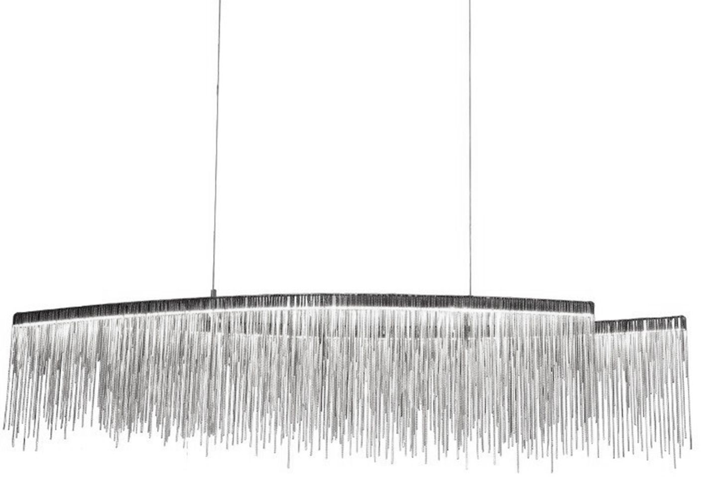 Lampa Sufitowa Wisząca Led Toolight App891-Cp Chain Szary 100Cm