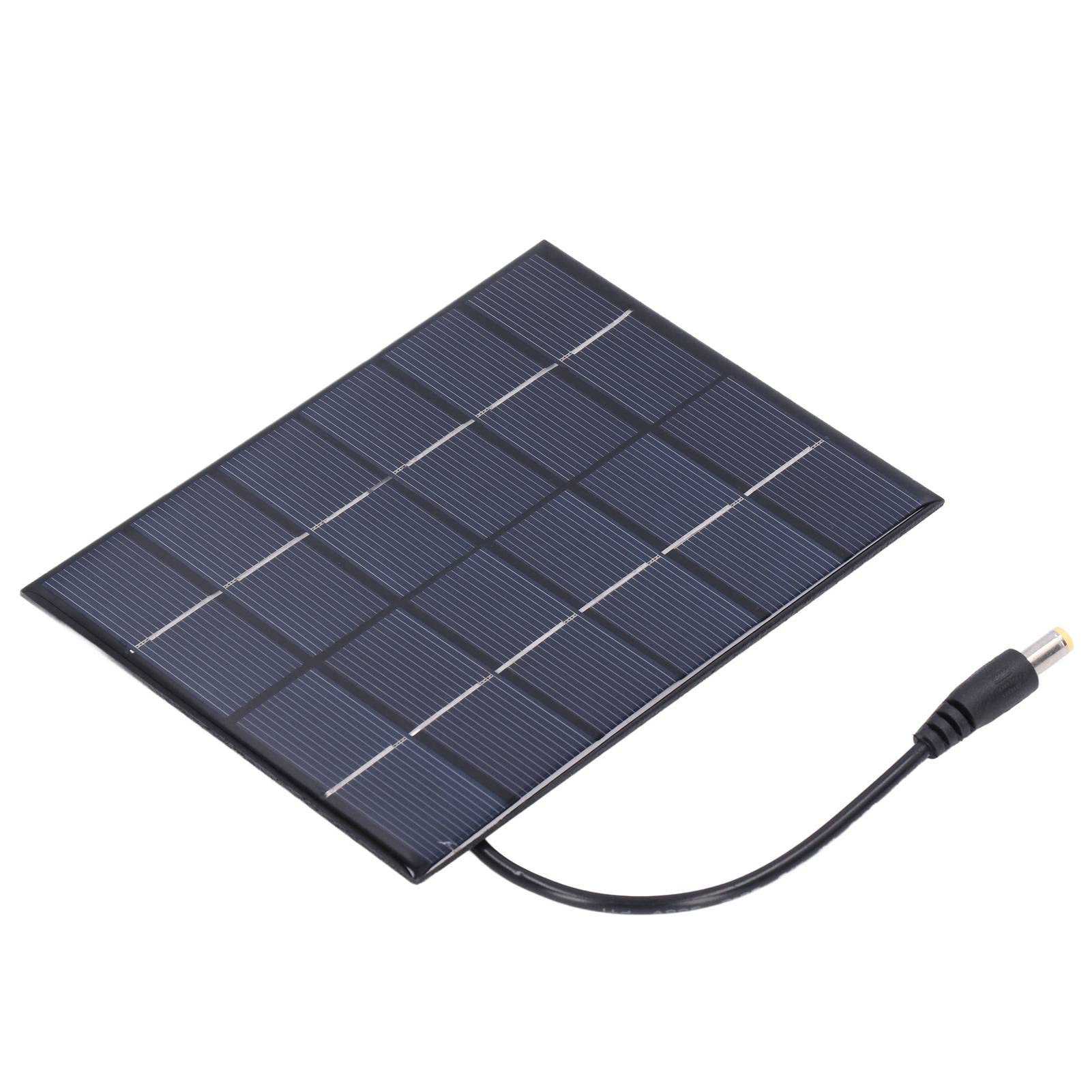 2 pannelli solari da 2 W ad alta velocità di conversione, uscita DC5521, batteria ricaricabile da 3,7 V, pannello solare, caricabatteria, luce solare - 7