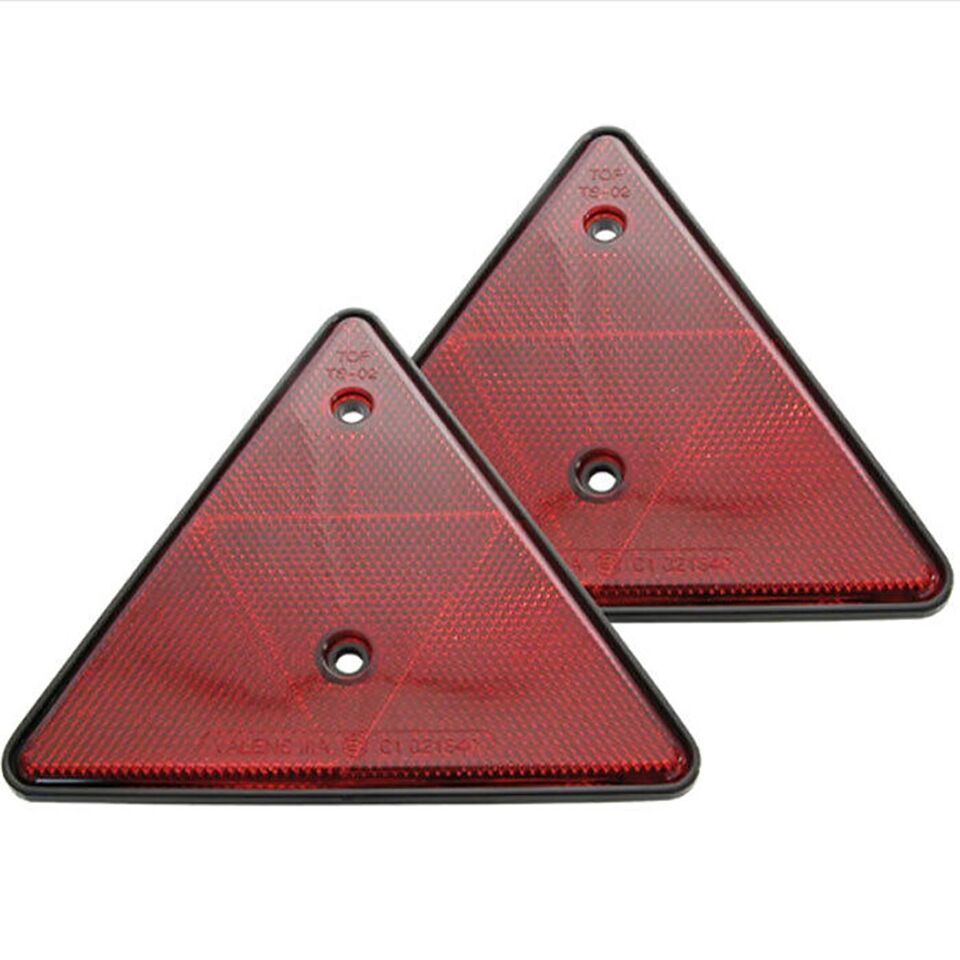 Riflettore triangolare rosso avvabile per rimorchio AJ.BA