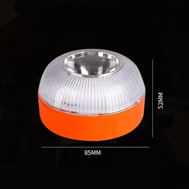 Lampe Rechargeable Approuvée par La Norme V16 pour Les Gyrophares d'urgence des Voitures À Induction Magnétique. - 7