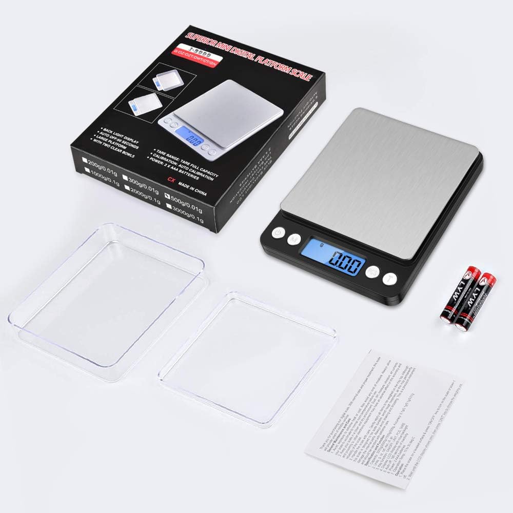 Balance de Cuisine 10kg/1g Electronique Haute Précision Domsique Aliment Grand Écran LCD pour Câteau/Tarte/Biscuit Professionnelle - 7