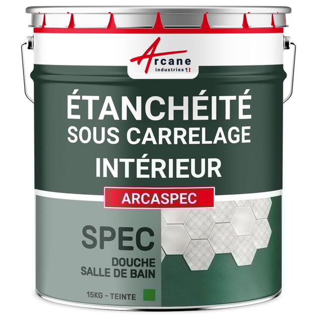 Etanchéité sous carrelage - SPEC étanchéité pour salle de bain / douche - ARCASPEC - 15 kg - ARCANE INDUSTRIES