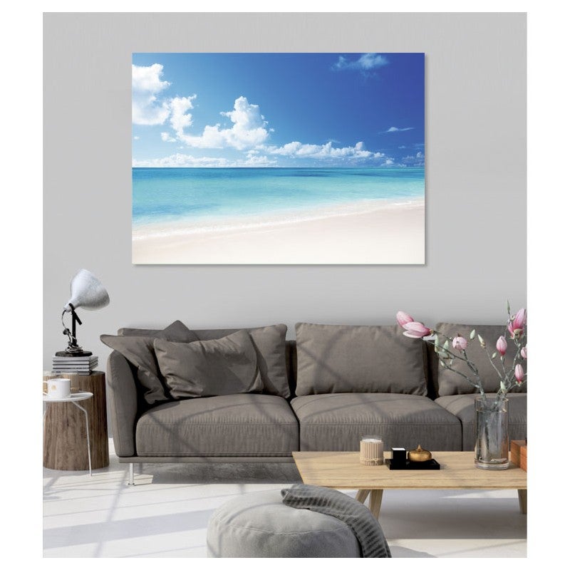 Tableau toile en kit ENTRE CIEL ET TERRE 180 x 130 cm - Toile textile sans PVC, Made in France par Scenolia - 3