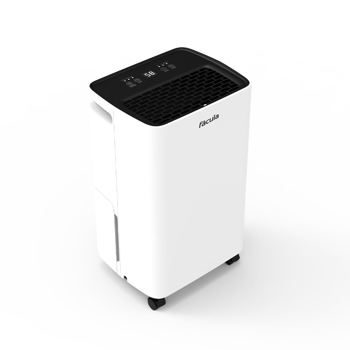 Fácula - Deshumidificador Gobi 10 l/día | Control Inteligente | Silencioso | 40-60m2 | Modo Auto | Temp 1-24h - 5