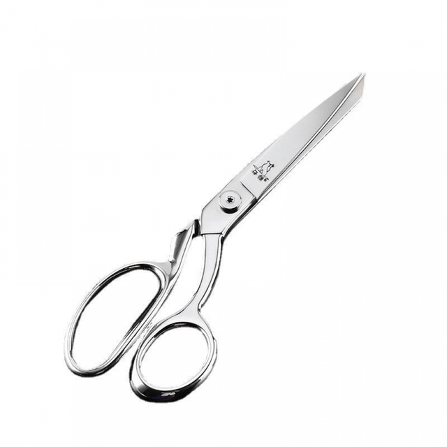 CCR Set da 2 Forbici da Sarta in Acciaio Inox Placcato Titanio - Alta Qualità per Tagliare Tessuti e Pelle (26cm/21cm