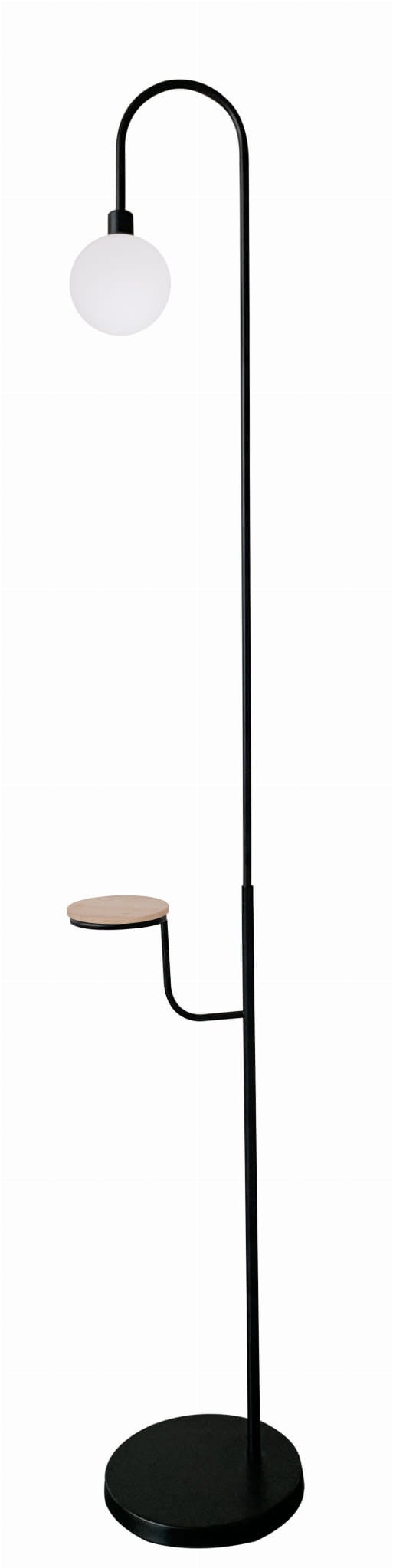 Lampa podłogowa stojąca Vanity czarno-biała 1xG9x40W wym: 173 x 25 x 25 cm metal Candellux