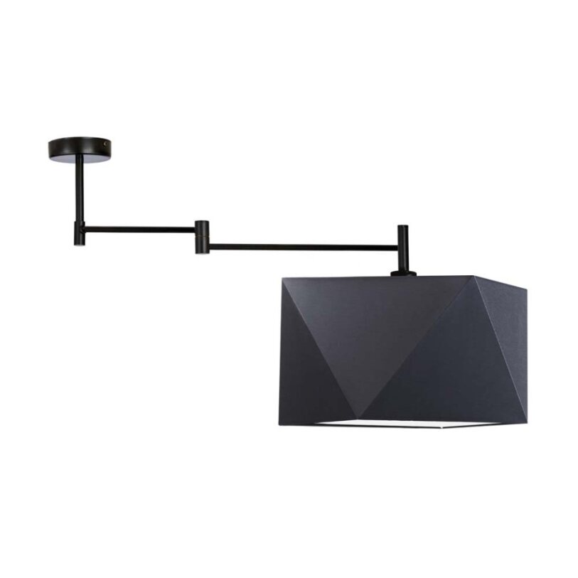 Lampa wisząca przegubowa sufitowa regulowana z abażurem diament SOUL PRZEGUB