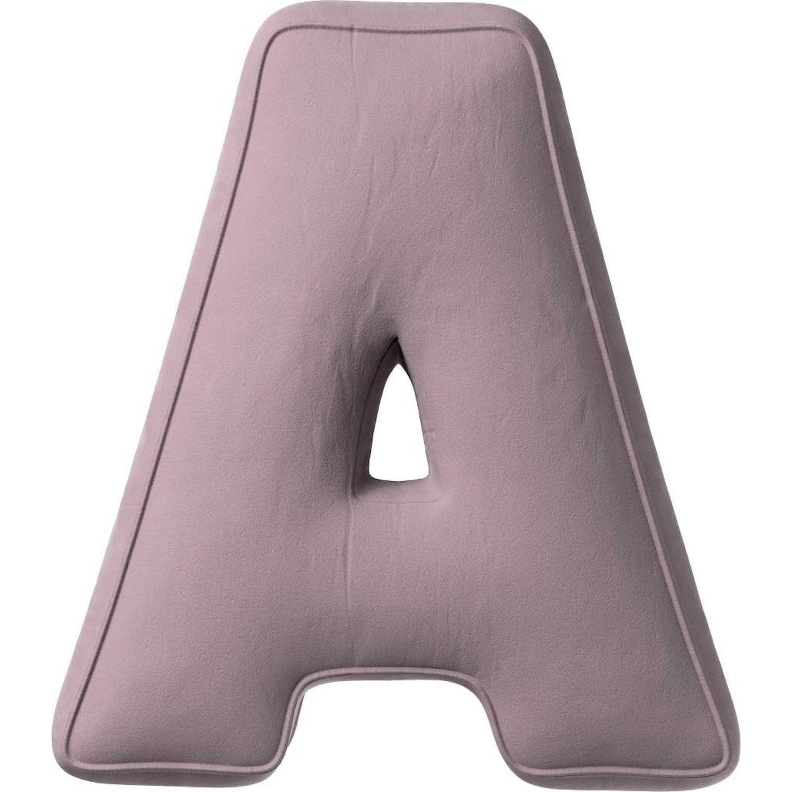 Coussin en velours Lettre O 35 x 10 x 40 cm Rose Poussiéreux | Leroy Merlin Coussin en velours Lettre O 35 x 10 x 40 cm Rose Poussiéreux | Leroy Merlin