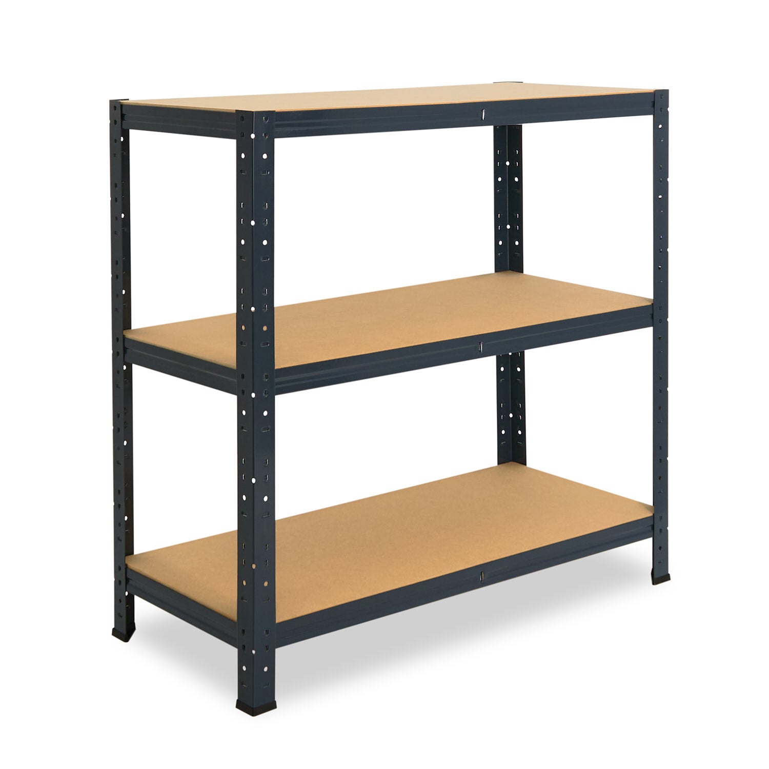 shelfplaza HOME 230x90x60 cm metalen stellingkast in verzinkt met 7 planken en 125 kg draagvermogen per plank
