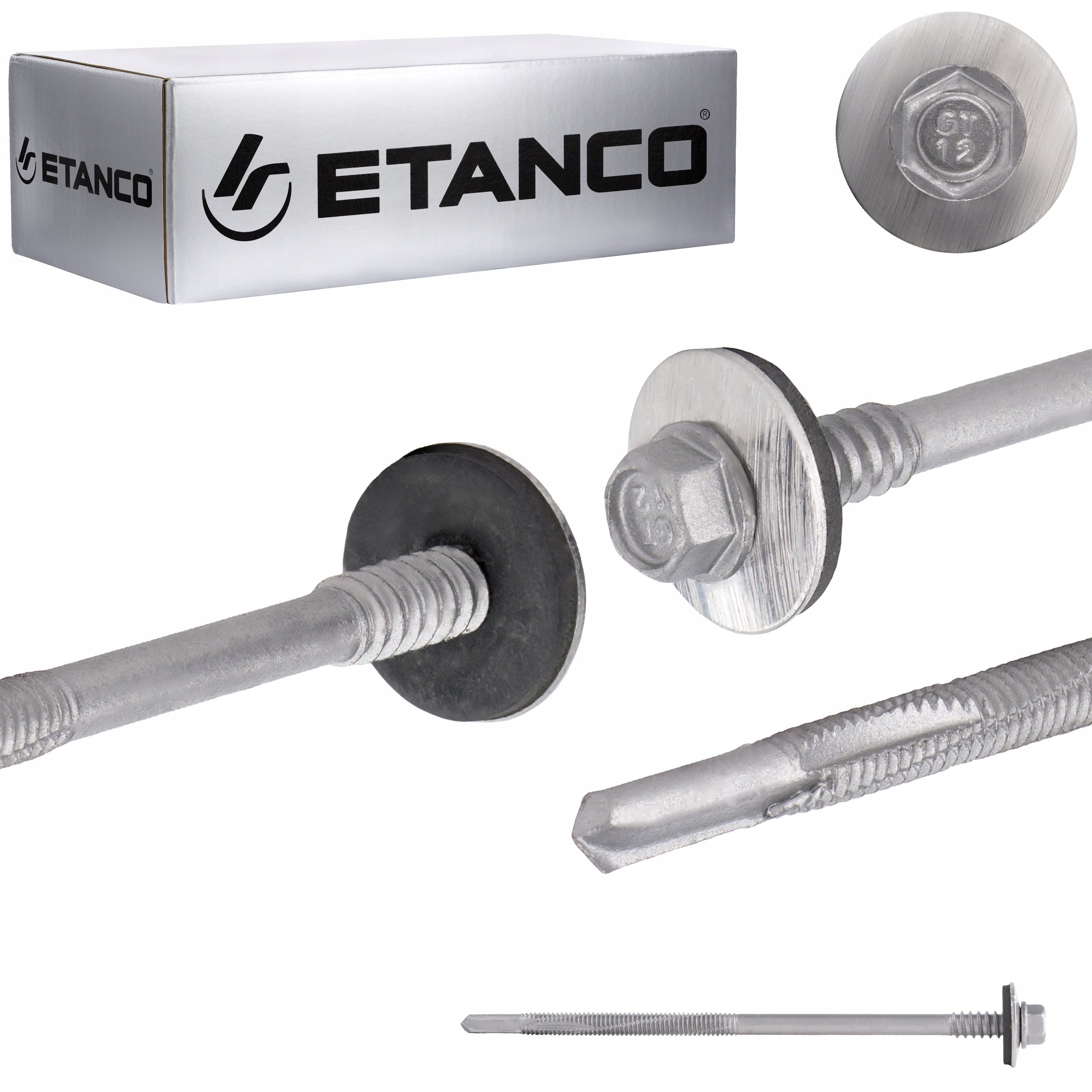Wkręty do płyt warstwowych Etanco GTR12 SP A19 5,5/6,3x130 mm ocynk 100szt