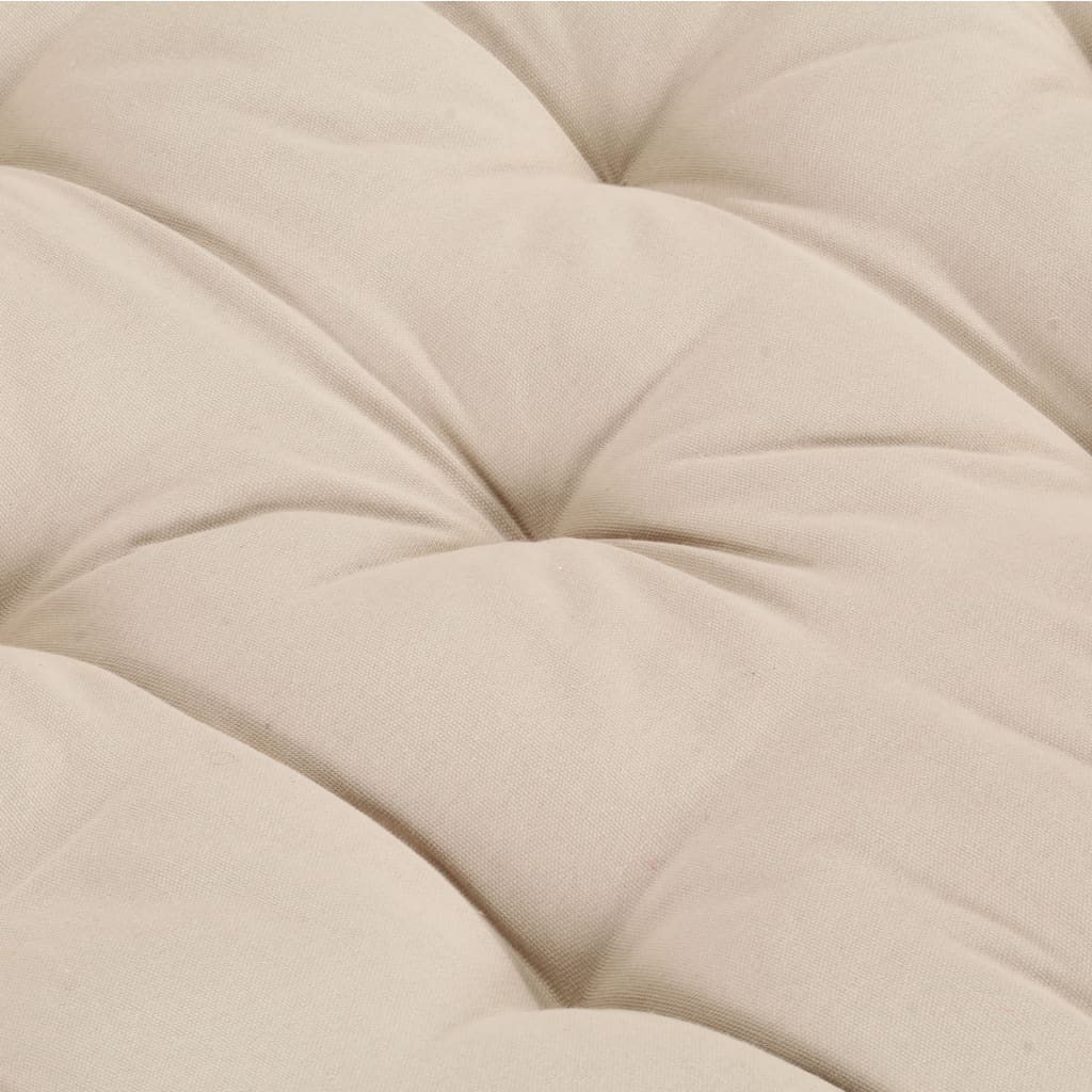 Cojín exterior | Cojín para palés algodón beige 120x80x10 cm CFW167762 - 6