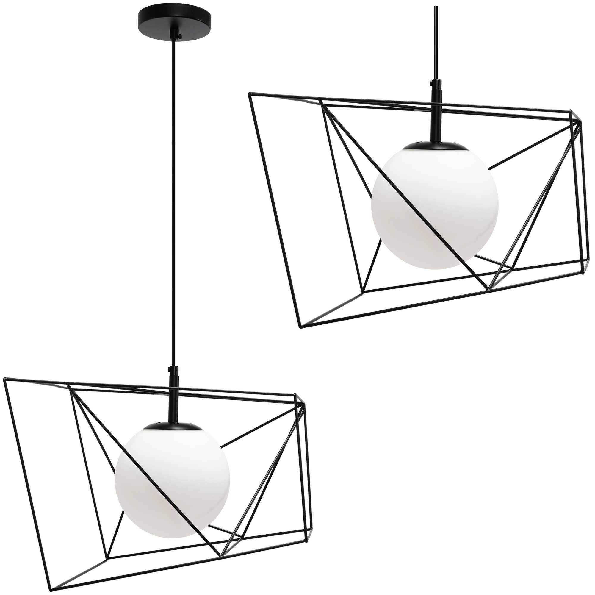 Lampa Sufitowa Wisząca Toolight App1022-1Cp Czarny