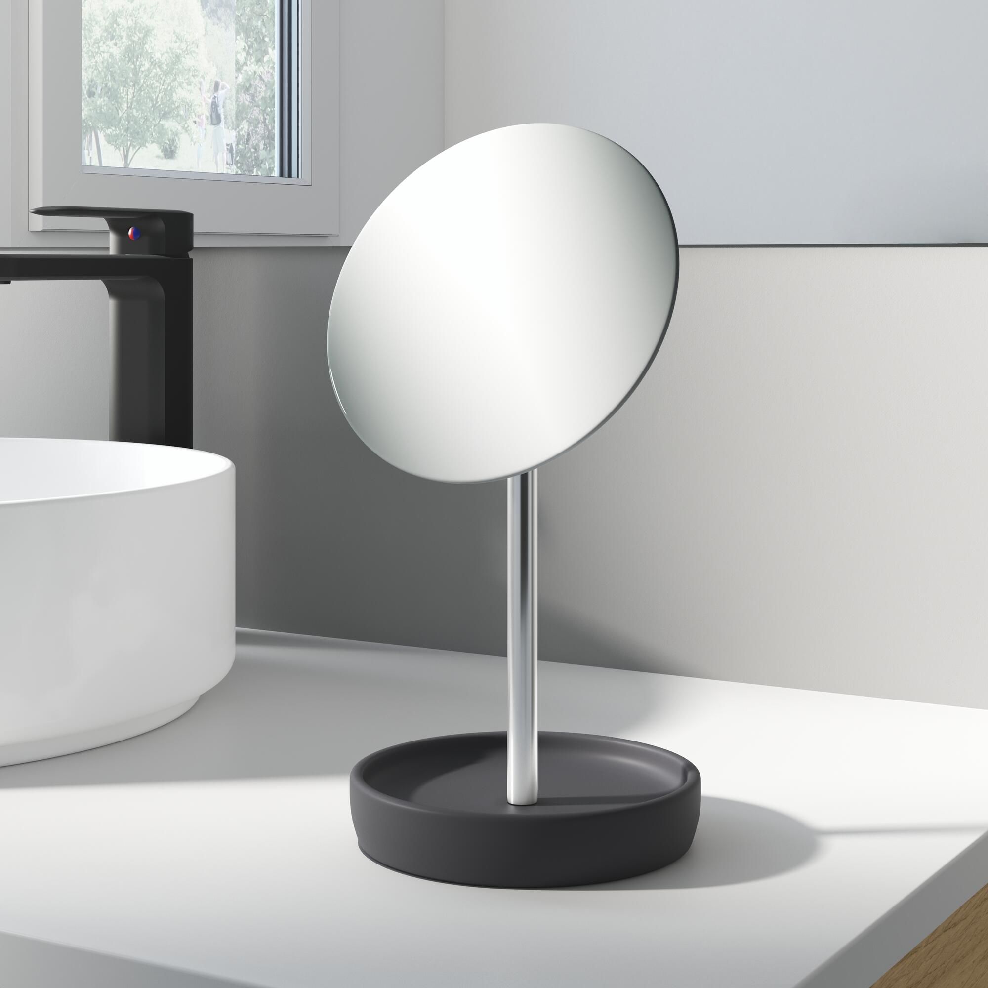 Miroir cosmétique REMIX - 15 cm - Céramique - Gris - SENSEA - 3