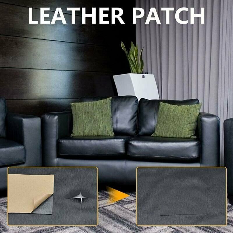 Ruban adhésif divers, Patch En Cuir Réparation, Patch En Cuir, 5 pièces patch en cuir auto-adhésif, Cuir artificiel durable, résistant au frottement - 3