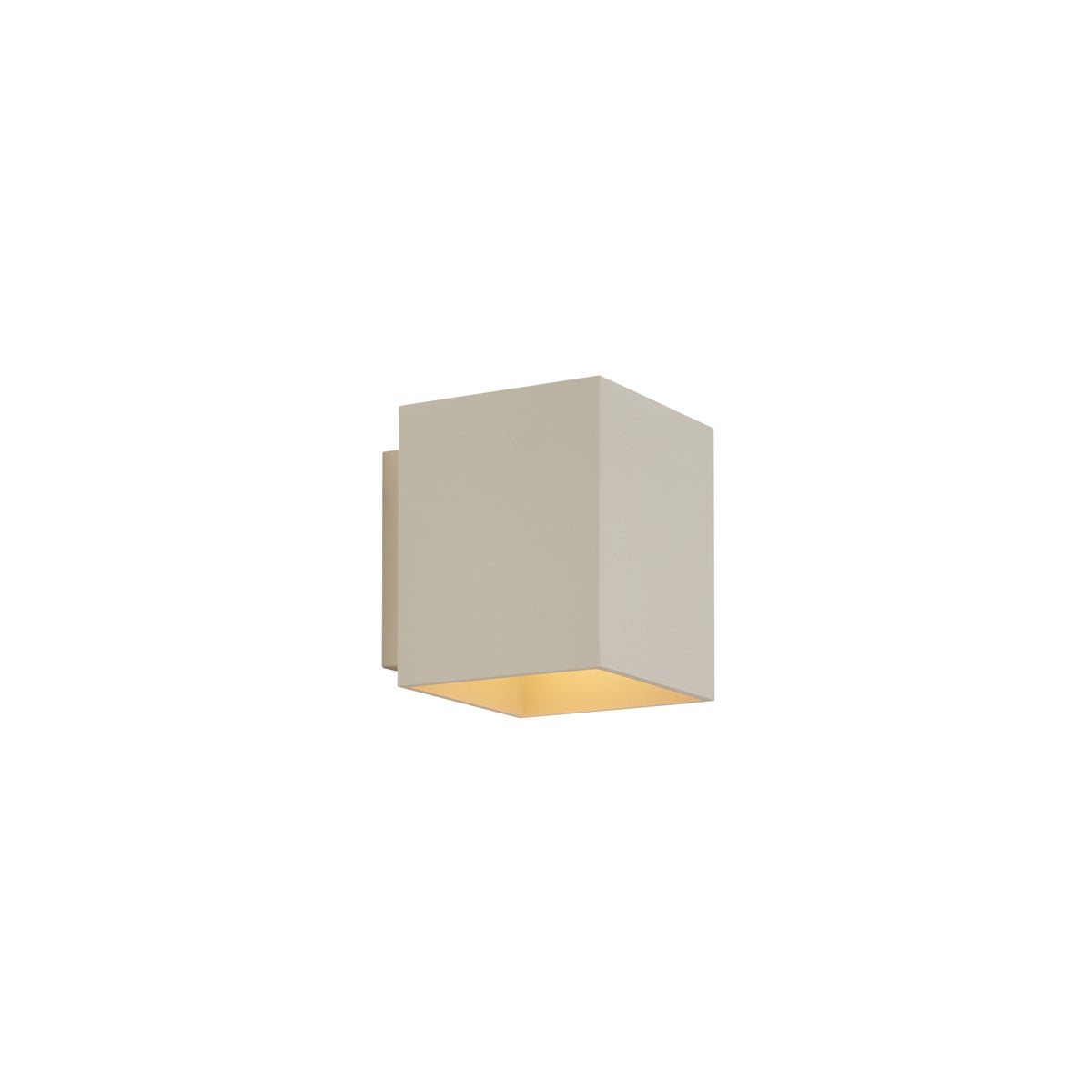 Nowoczesna lampa ścienna beżowa G9 kwadratowa - Sola